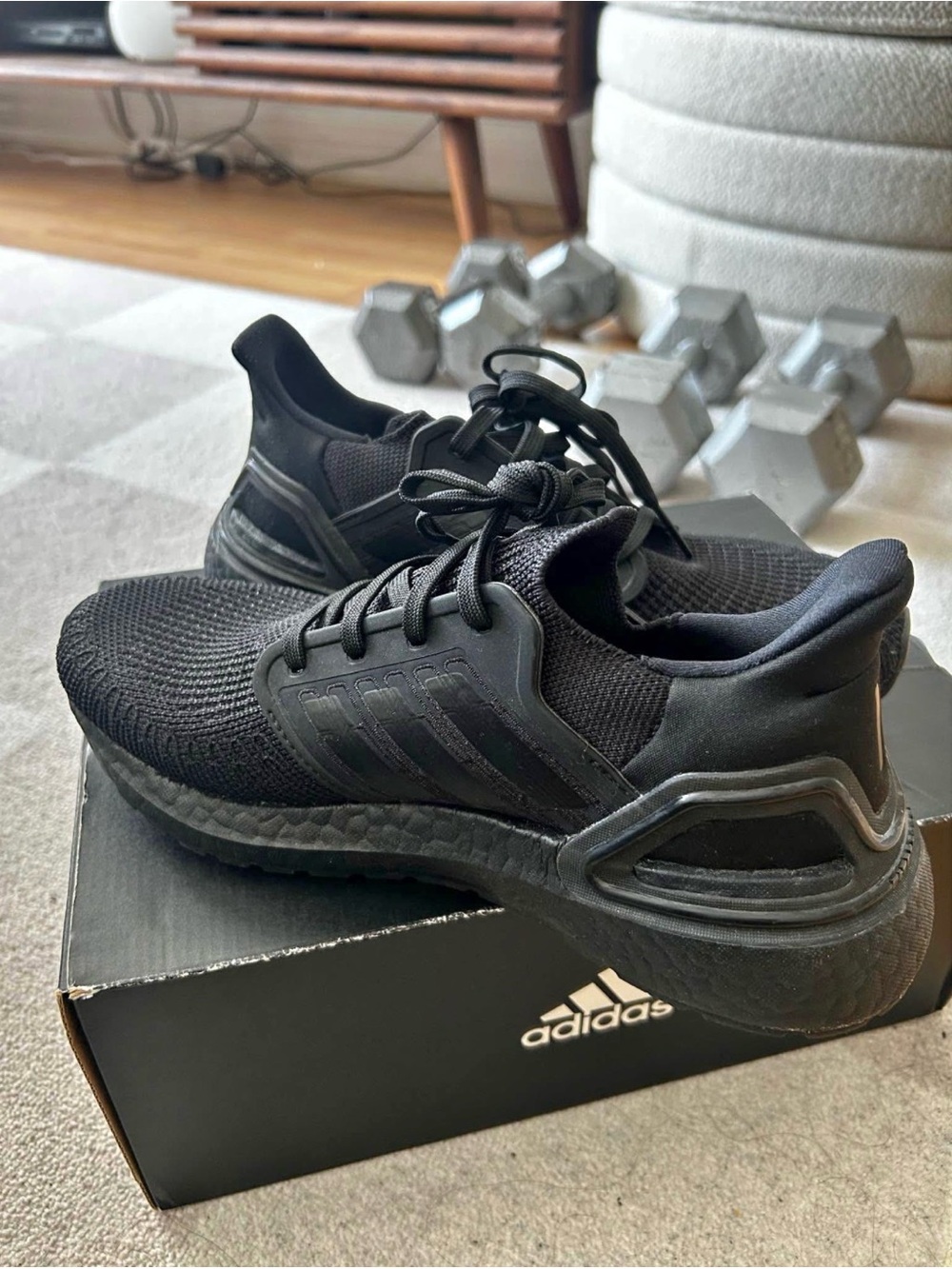 Adidas Ultraboost All-Black Running Shoes